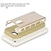 Ailun Phone Case Compatible with iPhone 5C,Soft TPU Bumper&Hard Shell Solid PC Back,Shock-Absorption&Anti-Scratch Hybrid Dual-Layer Slim Cover,Siania Retail Package[Gold]