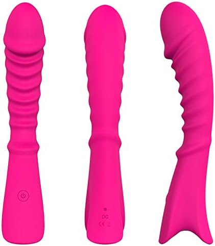 Acmesex 7 Modes Magic Massager Wand, Wireless Power Wand Massager Waterproof Silicone Vibrator, Pink
