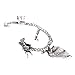 Lavany Women's Metal Dragon Bite Ear Cuff Wrap Earring Gothic Punk Temptation Earrings Jewelry (Silver)
