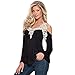 Lowpricenice Women Loose Long Sleeve Sexy Lace Splice Shirt Blouse Ladies Tee Tops