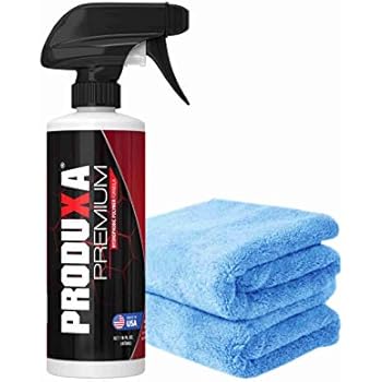 PRODUXA Premium Super Gloss & Ultra Hydrophobic Shine Spray: Revolutionary Paint Polish & Sealer | Multi-Surface Top Coat for Car, Bike & Boat | Applies in Minutes, Long Lasting & Streak-Free | 1 KIT