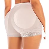 Vorcy Women Butt Pads Fake Butt Lifter Shapewear Padded Panties Hip Enhancer Pads Body Shaper Tummy Control