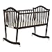 Dream On Me Rocking Cradle, Espresso , 38x22x32.5 Inch (Pack of 1)