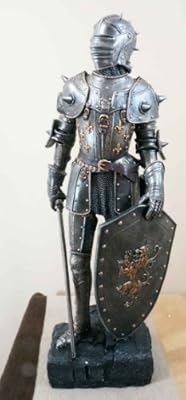 Large 28.75"H Medieval Suit of Armor Statue Home Decor Figurine Knight