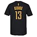 NBA Indiana Pacers Paul George #13 Men's Game Time Short Sleeve Go-To Tee, Large, Black