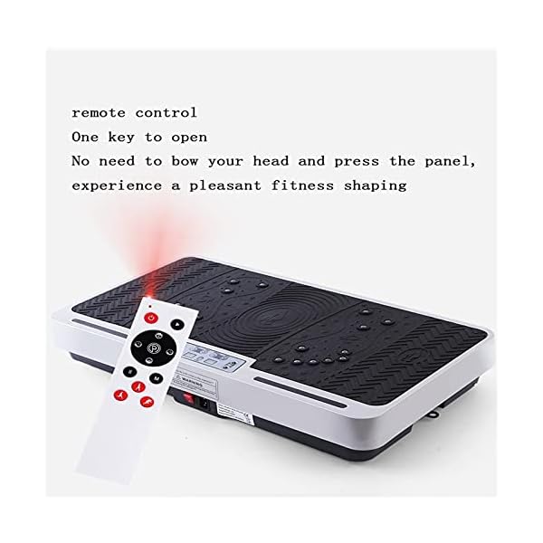 Vibration Exercise Machine, Vibration Plate With Bluetooth Speaker, 6 Program Modes, 2 Resistance Bands, Remote Control, Vibrating Home Power Plate Fitness Trainer For Weight Loss.