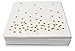 TROLIR Luncheon Napkins, White with Gold Dots, 3-ply, Pack of 50 Decorative Paper Napkins 6.5x6.5 inch, Stamped with Sparkly Gold Foil Dots, Ideal for Wedding, Party, Birthday, Dinner, Lunch, Cocktail