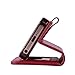 Arae Case for iPhone SE / iPhone 5s, Premium PU Leather Wallet case [Wrist Strap] Flip Folio [Kickstand Feature] with ID&Credit Card Pockets for iPhone SE / 5S / 5 - wine red