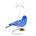 Hallmark 1595QX9355 Beauty of Birds #13 Mountain Bluebird Keepsake Christmas Ornaments
