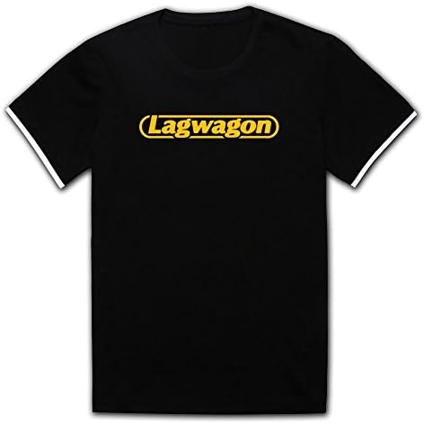 Cretive Men's Lagwagon Band Mercerized Cotton T Shirt Tees Black XL