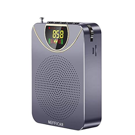 nefficar portable loudspeaker with microphone