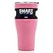 Smart Cooler 30 Oz. Sweat Free Ultra-Tough Double Wall Stainless Steel Tumbler Cup with Leak-proof Heavy Duty Tumbler Lids (Slide Lid & Flip Lid), Straw, & Cleaning Brush - Pink