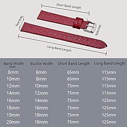 BISONSTRAP Leather Watch Straps, Soft Replacement