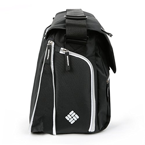 Columbia Outfitter Messenger Diaper Bag, Black Pricepulse