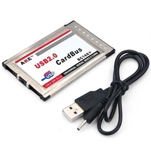 PCMCIA to USB Cardbus 480M Inside Hide 2 Port