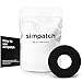 SIMPATCH Adhesive Patch - Pack of 30 - Multiple Colors Available (Black)