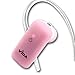 Vida IT (Pink) Bluetooth Headset For Huawei - Ascend Y200 - Ascend G330D U8825D - Ascend G300 - Ascend P1 XL U9200E Cell phone - Noise Cancellation - Connect 2 Phones - Volume Control