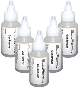 5 x Hair Extensions Keratin/Silicon Bond Glue Remover 50ml by Buy Remy