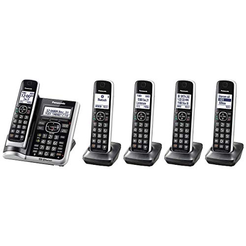 Panasonic Bluetooth Cordless Phone KXTG7875S Link2Cell with Enhanced