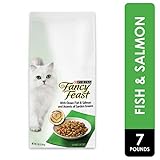 Purina Fancy Feast Dry Cat Food, With Ocean Fish & Salmon - 7 lb. Bag
