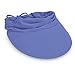 Wallaroo Hat Company Women's Aqua Sun Visor - Ready for Adventure, Designed in Australia, Hydrangea