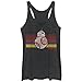 Star Wars BB-8 Retro Stripes Womens Graphic Racerback Tank