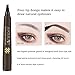 Lusucat Liquid Eyebrow Pen Waterproof Microblading Eyebrow Pencil with a Micro-Fork Tip Applicator Creates Natural Looking Brows Effortlessly