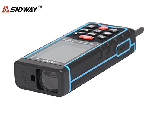 SNDWAY SW-S100 100M 328FT Digital Diastimeter Laser Distance Meter Laser Rangefinder Meter Area Volume Measure Tool