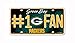 Rico Industries NFL Football Green Bay Packers #1 Fan Metal Auto Tag