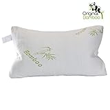 Orignal Bamboo Pillow Adjustable - Shredded NaturalPEDIC Memory Foam - Queen Size - Adaptive & Customizable - Soft & Supportive Sleeping Pillow