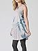 Poulax Womens Floral Sleeveless Lightweight Loose Tunic Tank Top with Pockets (XL=US16-18, A Gray)