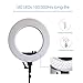 Phone Ring Light Clip on LED Selfie Lights for Laptop Video Conferencing Zoom Circle Webcam Halo Lighting Compatible with iPhone (Warm White)