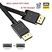 Displayport Cable 10ft, BIFALE DP Cable Silver-Plated OFC Conductor DisplayPort to DisplayPort Cable PET Braided DP to DP Cable 4K@60Hz, 2K@144Hz/165Hz for PC Laptop TV