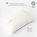 Makemake Organics Organic Pillowcase Youth (Set of 2) GOTS Certified Organic Cotton Premium 500 Thread Count Skin Safe Non Toxic Fits Kids Junior Japanese Pillow (16x22, Pearl White)