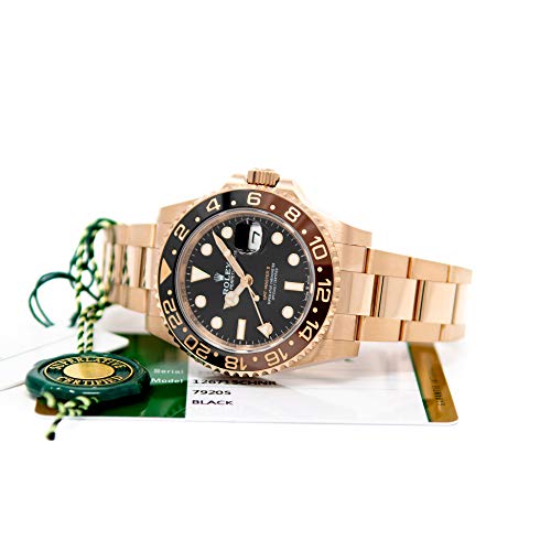 Rolex-GMT-Master-II-126715-18K-Rose-Gold-Watch-Black-Dial-Black-and-Brown-Rotatable-Bezel-UNWORN