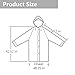 EnergeticSky Rain Ponchos For Adults, EVA Reusable Rain Coat With Hoods And Sleeves, Portable Rain Coats for Women Men