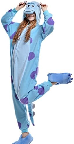 VenusDress Unisex Kigurumi Monsters University Pajamas Onesie Adult Costume Sleepwear