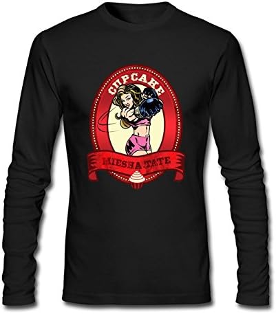 ZhMao Men's Miesha Tate VS Holly Holm Mar 5 Sat UFC 197 Long Sleeve T-Shirts Size XXXL Black