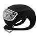 Techno Earth 2x Silicone Wrap-Around Band LED Bike Lights - Front - 2 Super-Bright LED - Lithium Wafer Batteries Included - Water Resistant - Rain Proof (Black)