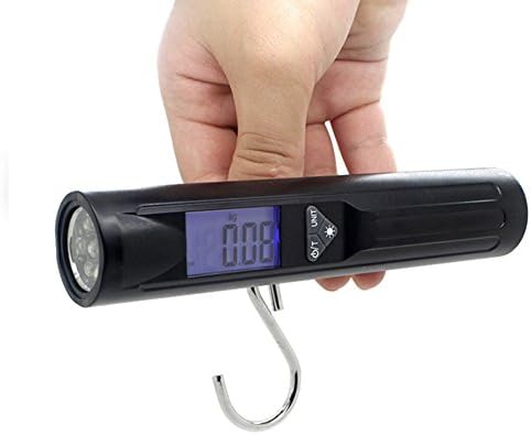 AFSTUP Digital Hanging Luggage Scale 88 lbs/40kg for Travel Baggage Weight / Dimension Measurement,Velvet Carry Pouch Included (Hook Style)