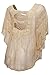 eVogues Plus Size Sheer Crochet Lace Poncho Top Made in USA