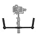 Zhiyun Crane 2 2017 Dual Handle Grip Handheld Handlebar with PERGEAR Cleaning Cloth Specially Designed for Zhiyun Crane 2 3-Axis Gimbal Stabilizer