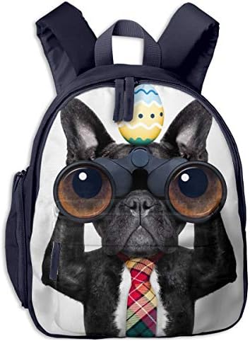キッズ リュック リュックサック バックパック メガネを見て犬 小サイズ ジュニア通学 バッグ