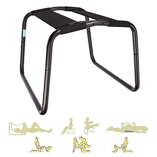 Flexmus Jubilee Chair for Sexual Positions, Multifunctional Sex Chairsex Furniture Stool Bounce, Flexible Change Position, Unisex for Both Men and Women (Black)