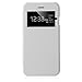 PASONOMI iPhone 6 Case, [Smart Window View] Apple iPhone 6 Folio Wallet Case - Slim Flip Leather Case for Apple iPhone 6 4.7 Inch Smartphone (White)