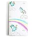 JumpOff Jo - Fitted Crib Sheet, Super Soft Breathable 100% Cotton Baby Crib Sheet for Standard Crib Mattresses and Toddler Beds, 28 in. x 52 in. - Unicorn Pixie Dust