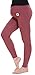 Simplicity Pregnant Women's Cotton Knit Maternity Stretch Leggings