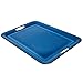 Yinshine 20 Inch Large Rustic Serving Tray With Handle, Blue