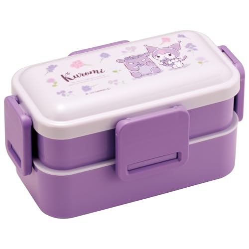 スケーター(Skater) 弁当箱 クロミ フラワーリース サンリオ 600ml 抗菌 ふんわり盛れる ドーム型フタ 2段 女性用 日本製 PFLW4AG-A商品画像