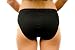 3 Pair Medium, Black, Womens Secret Pocket Underwear Bikini Briefs